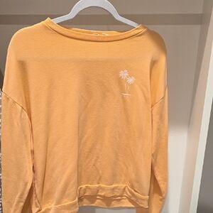 Roxy Sweatshirt with Palm Tree Embroidery